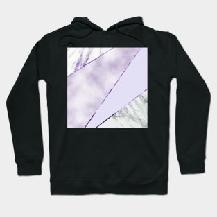 Lavender with grey marble Hoodie